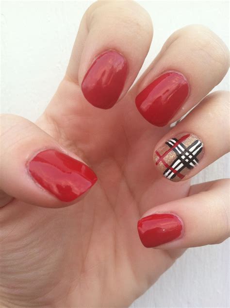 burberry design nails|burberry nail design ideas.